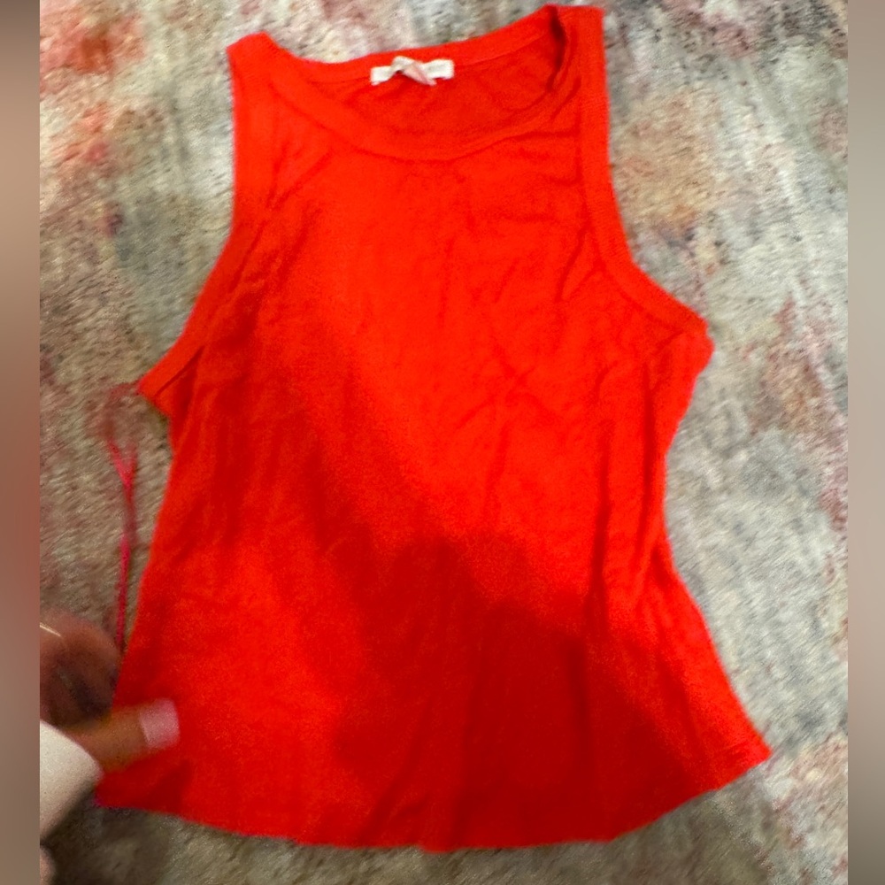 Chelsea & Violet Bright Orange Tank Top